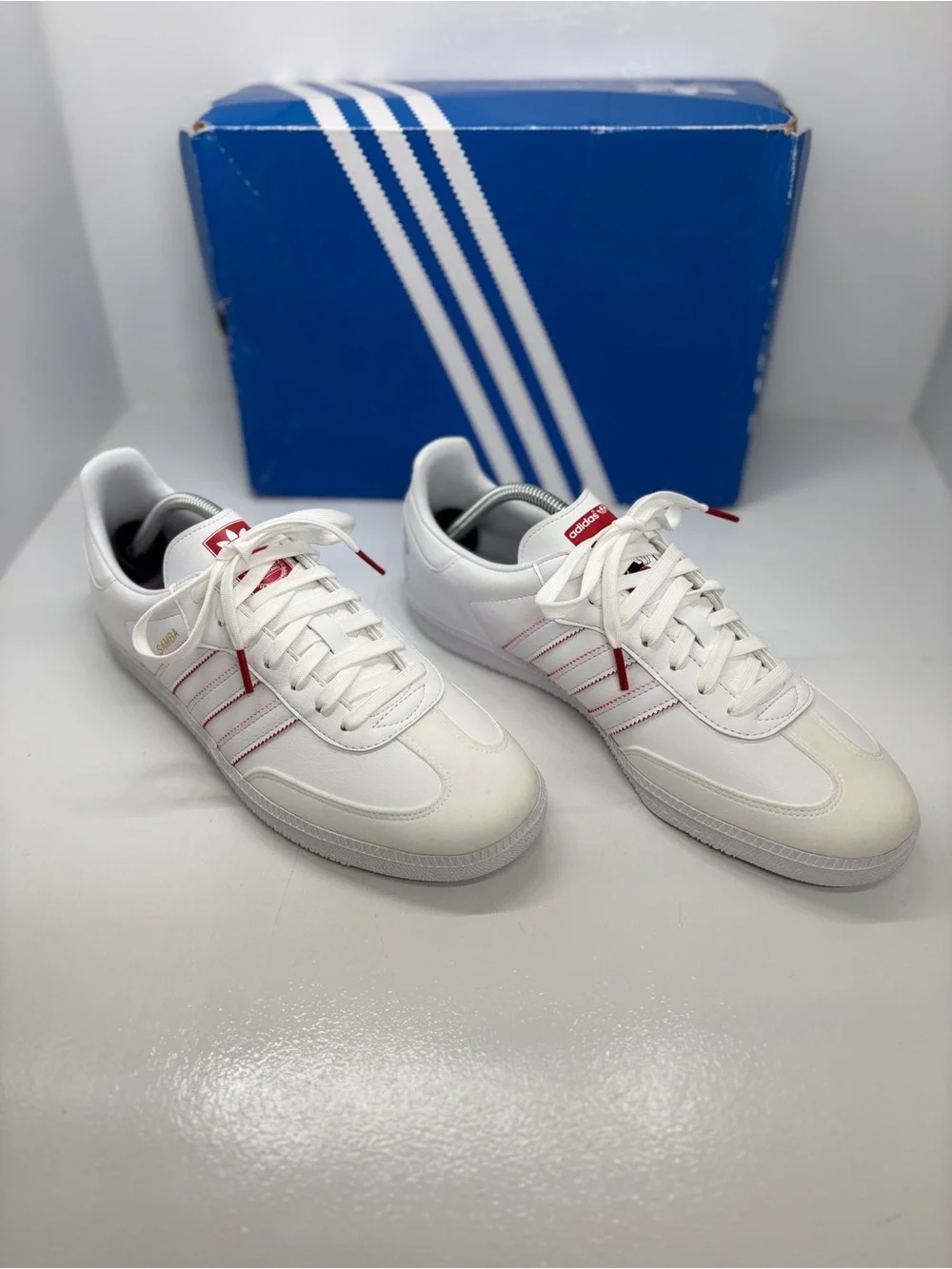 adidas Samba Vegan x Disney Minnie Mouse GY1890 Men’s 11 White Sneakers Box